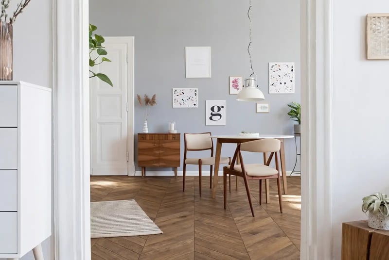Multiplank eiken Hongaarse Punt - Orkney Noestarm Abdij