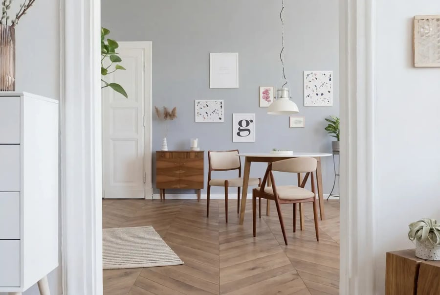 Multiplank eiken Hongaarse Punt - Orkney Noestarm Smokey