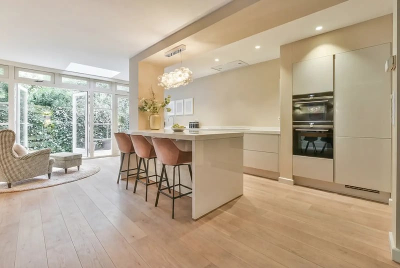 Multiplank eiken plank - Banff Rustiek Krijtwit