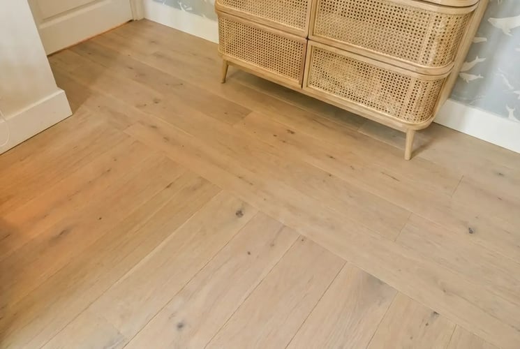 Multiplank eiken plank - Danube Delta Rustiek Krijtwit