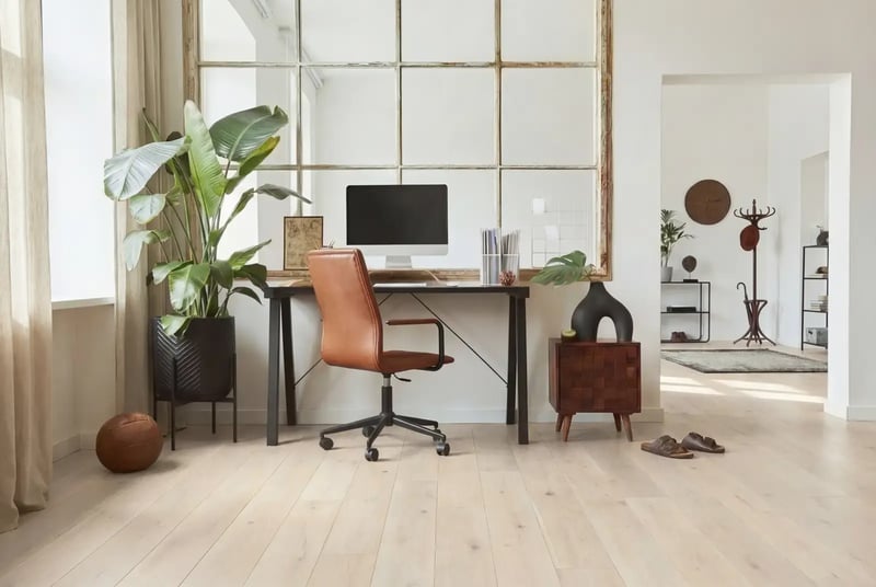 Multiplank eiken plank - Denali Rustiek Krijtwit