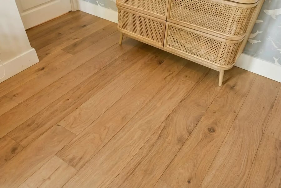 Multiplank eiken plank - Denali Rustiek Midden Bruin