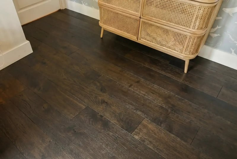 Multiplank eiken plank - Petra Rustiek Zwart