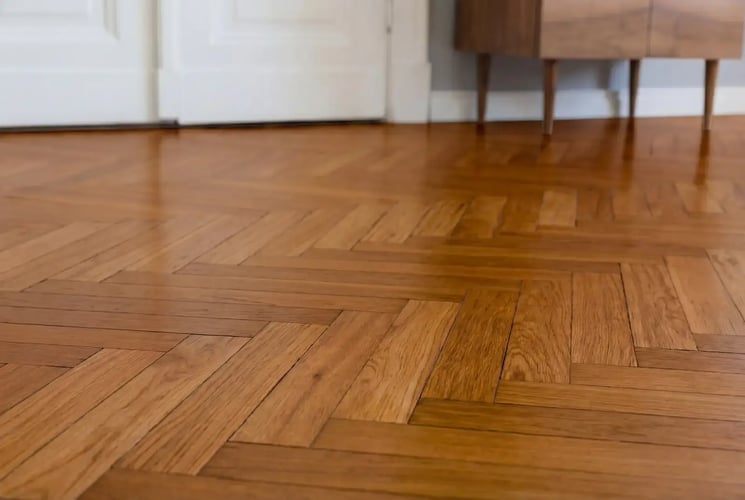 Multiplank eiken visgraat - Luzon Rustiek English color