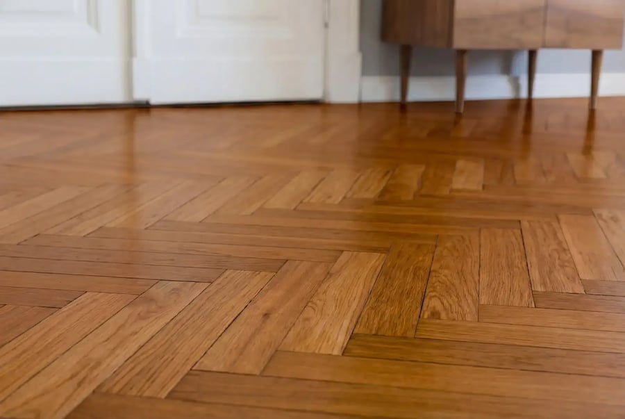 Multiplank eiken visgraat - Luzon Rustiek English color