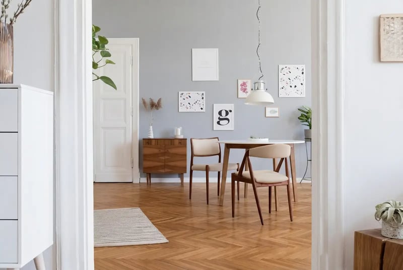 Multiplank eiken visgraat - Luzon Rustiek Midden Bruin