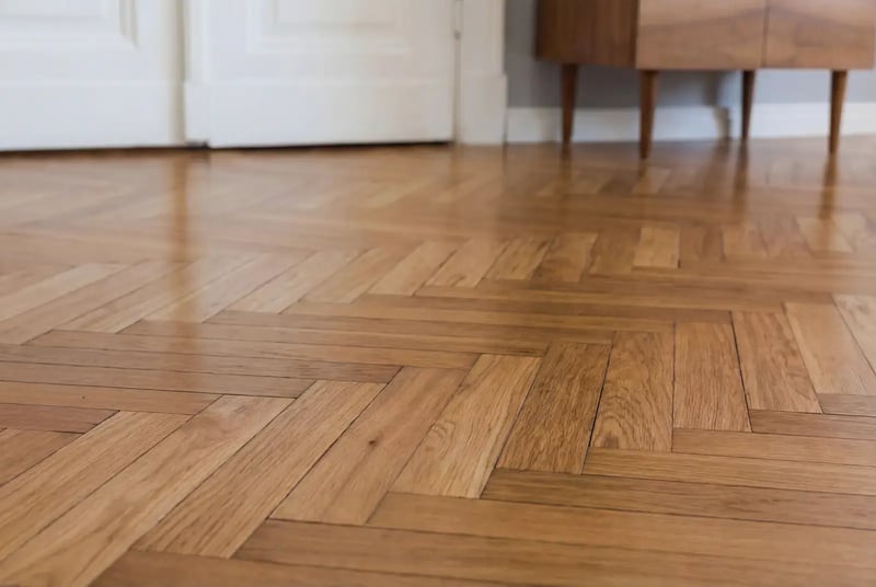 Multiplank eiken visgraat - Luzon Rustiek Midden Bruin