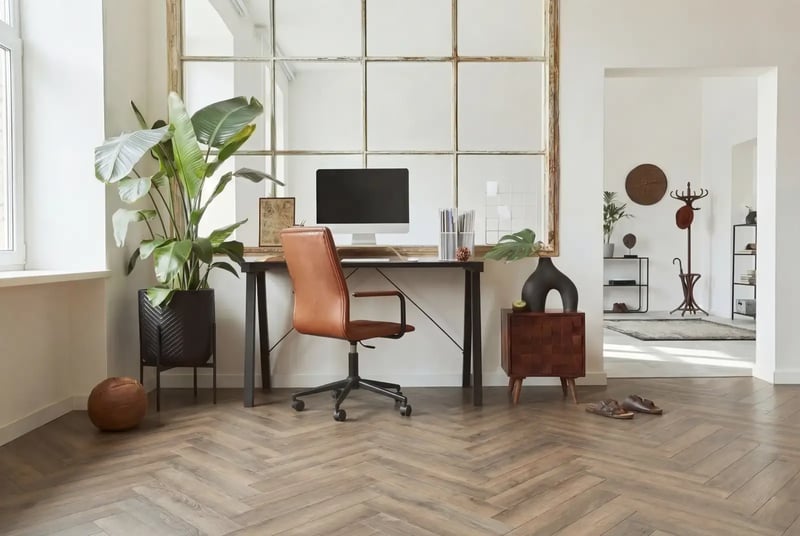 Multiplank eiken visgraat - Luzon Rustiek Smokey