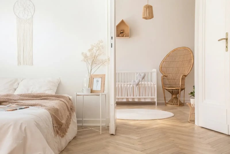 Multiplank eiken visgraat - Luzon Rustiek Whitewash