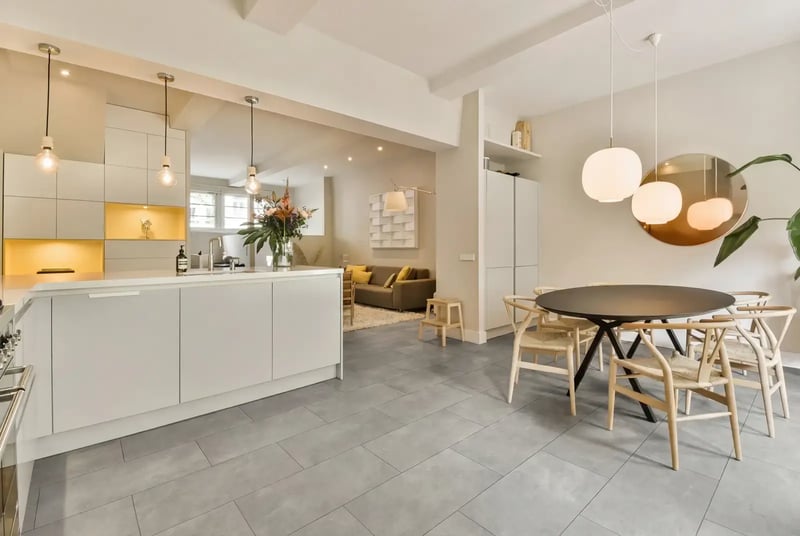 PVC plak tegel - Cement Grey