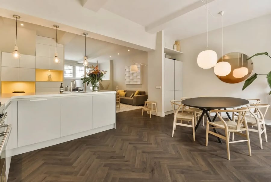 PVC plak walvisgraat - Oslo Thames