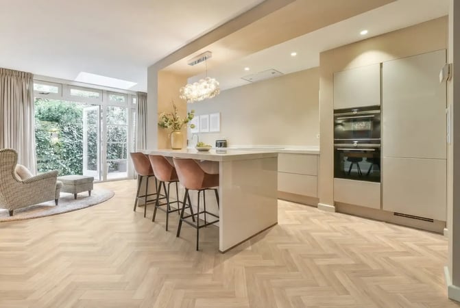 PVC plak visgraat - Sevilla Maas