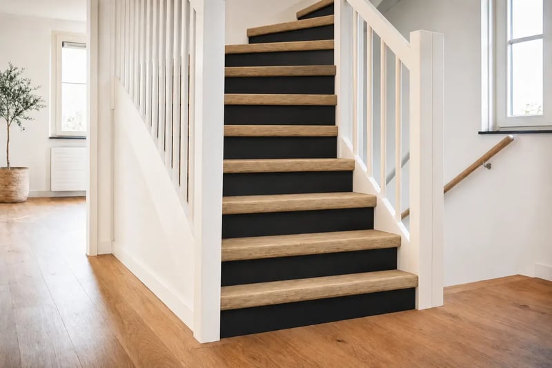 Dichte Traprenovatie PVC - Double Smoked Oak Menorca