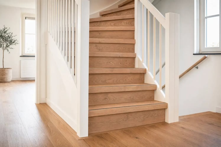 Traprenovatie Parket - Eiken Smokey