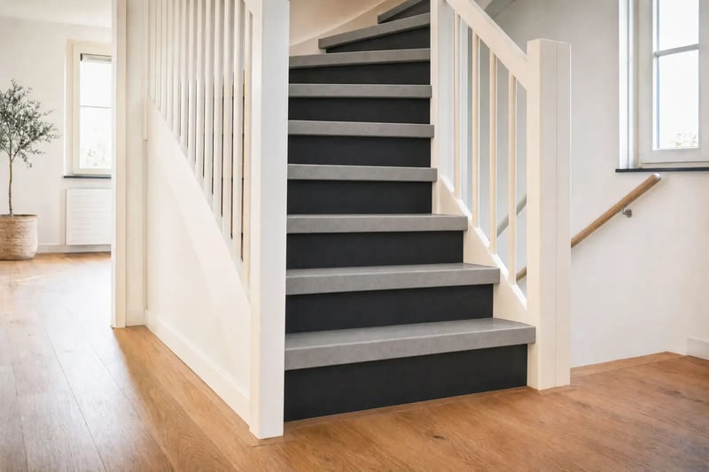 Dichte Traprenovatie PVC - Grey
