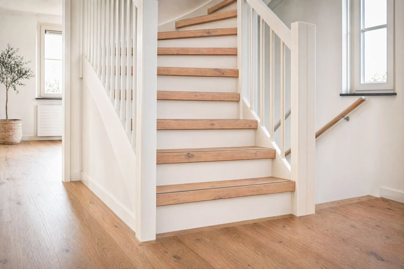 Traprenovatie Parket - Eiken Whitewash