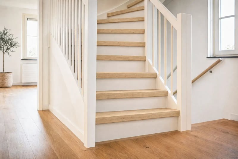 Dichte Traprenovatie PVC - Brushed Oak Madeira