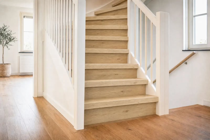 Dichte Traprenovatie PVC - Brushed Oak Madeira