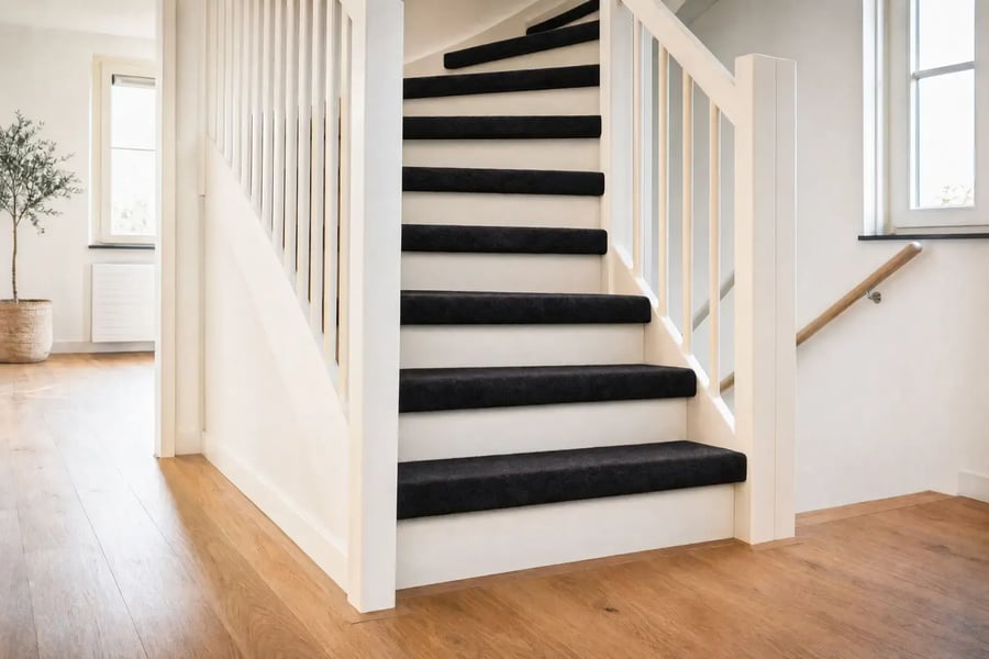 Dichte Traprenovatie PVC - Dark Stone Grafiet