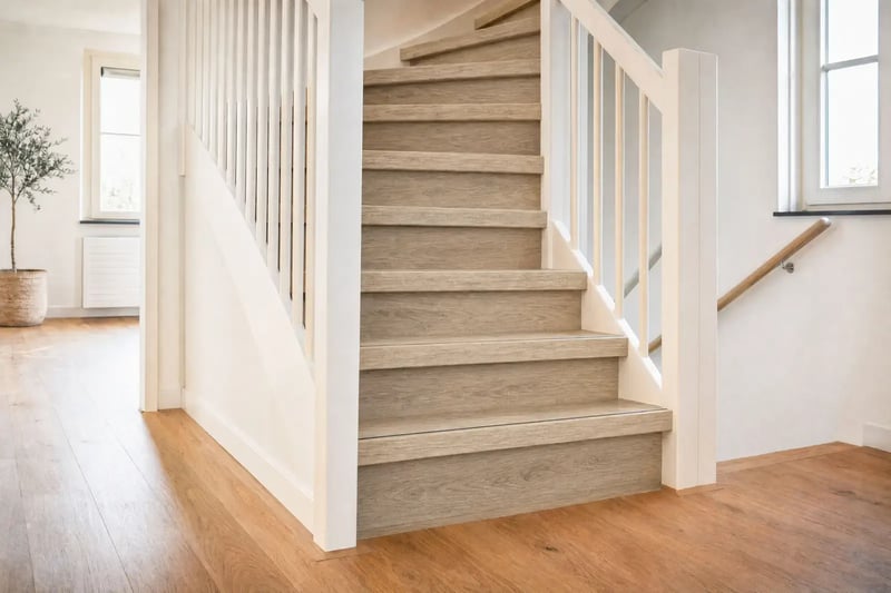 Dichte Traprenovatie PVC - Double Smoked Oak Menorca