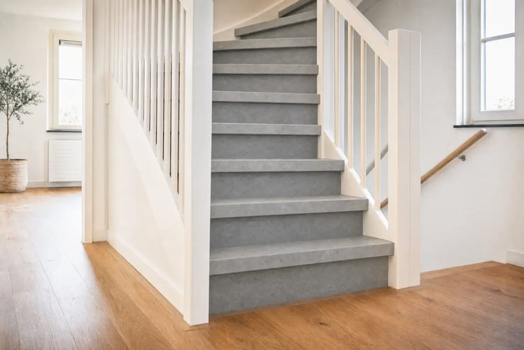 Dichte Traprenovatie PVC - Grey
