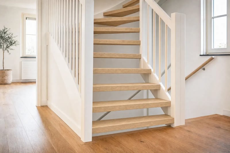 Open Traprenovatie PVC - Brushed Oak Madeira