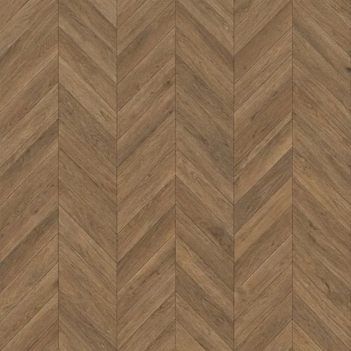 Multiplank eiken Hongaarse Punt - Orkney Noestarm Smokey, bovenaanzicht