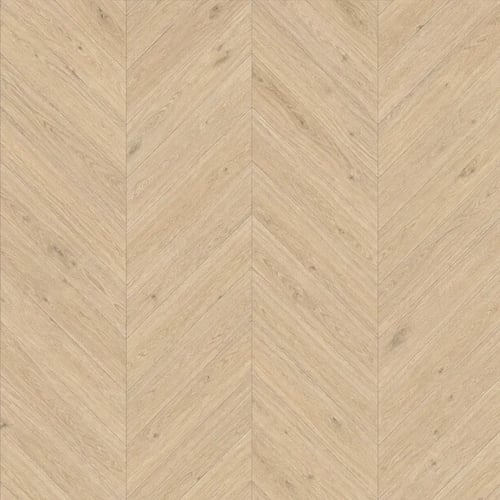 Multiplank eiken Hongaarse Punt - Orkney Noestarm Whitewash, bovenaanzicht