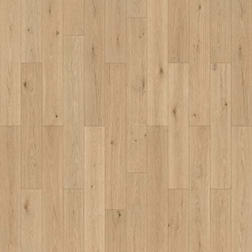 Multiplank eiken plank - Banff Rustiek Krijtwit, bovenaanzicht