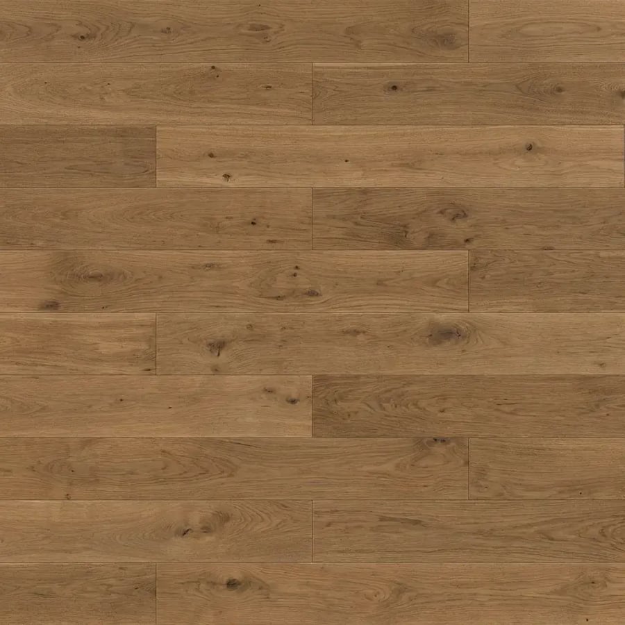 Multiplank eiken plank - Denali Rustiek Midden Bruin