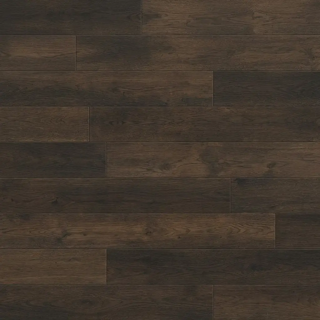 Staal van Multiplank eiken plank - Denali Rustiek Zwart