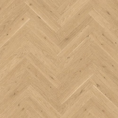 Multiplank eiken visgraat - Luzon Rustiek Naturel, bovenaanzicht