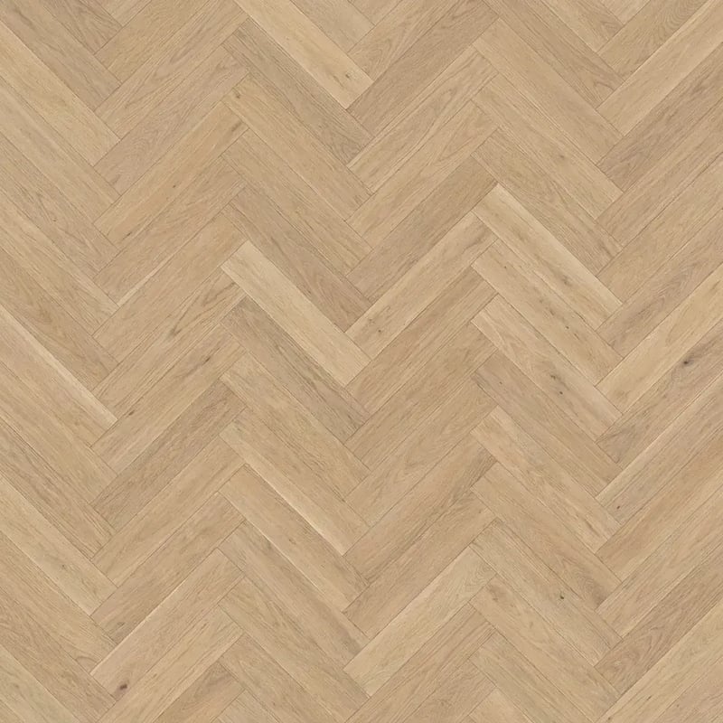Multiplank eiken visgraat - Luzon Rustiek Whitewash