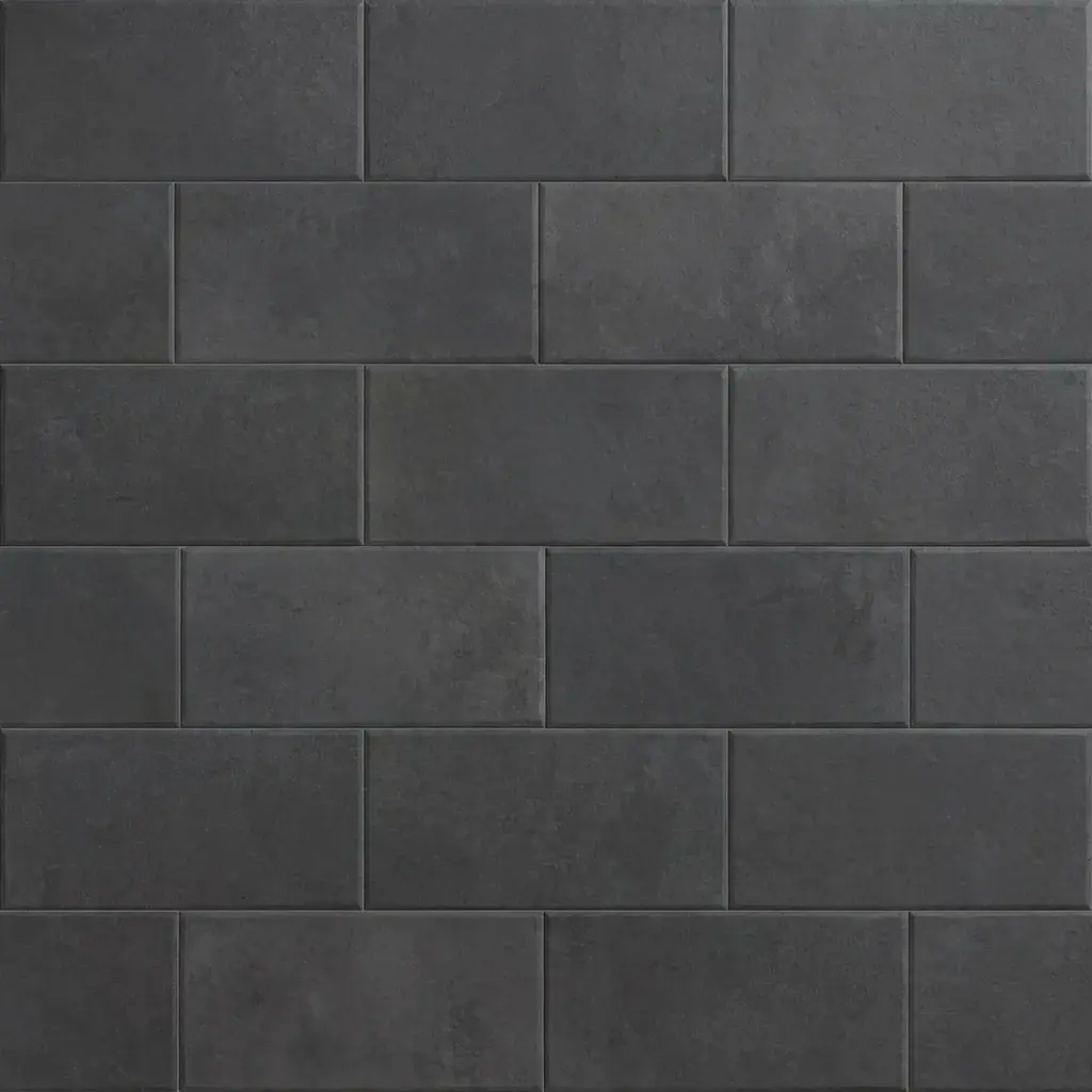 Staal van PVC click tegel - Dark Stone