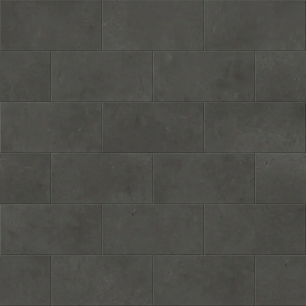 Staal van PVC plak tegel - Dark Stone