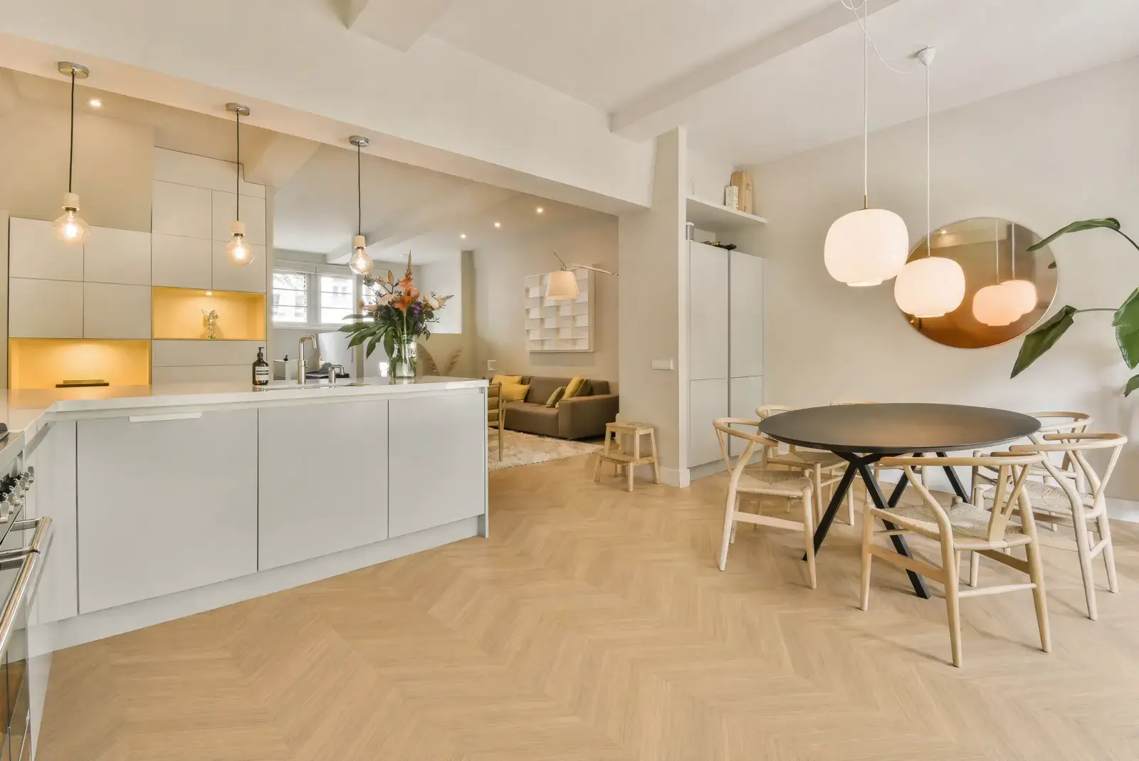 PVC plak Hongaarse-punt - Zurich Alpen