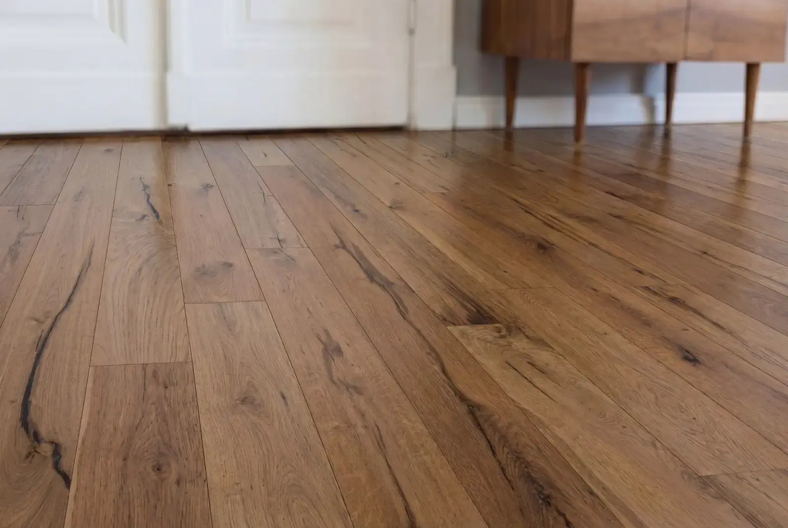 Lamelparket eiken plank - Groenland Oude Schoolvloer Abdij