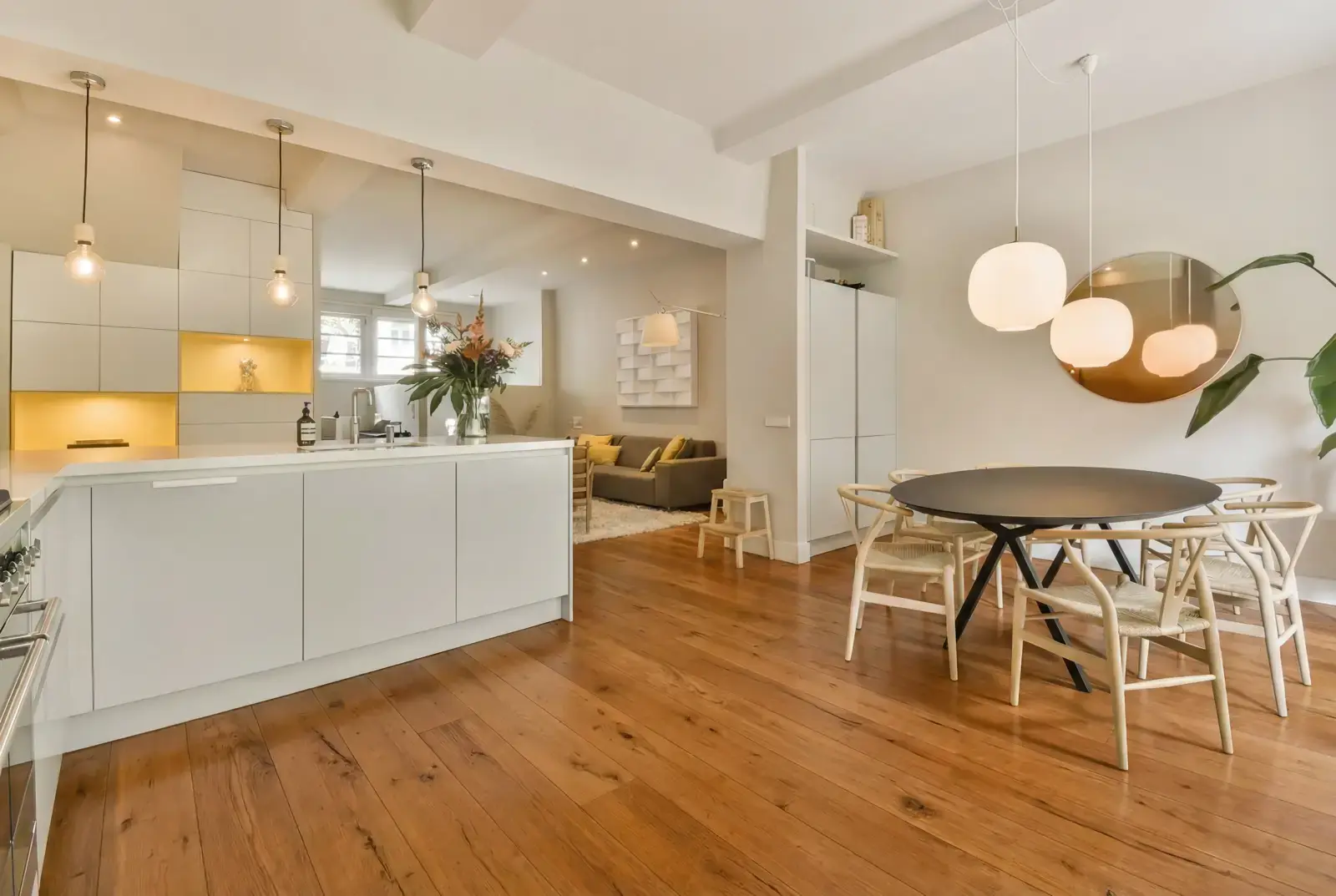 Lamelparket eiken plank - Groenland Oude Schoolvloer English Color