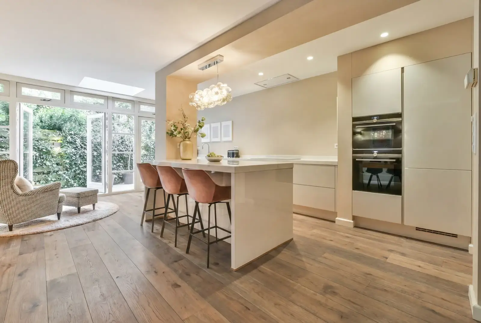 Lamelparket eiken plank - Groenland Oude Schoolvloer Smokey