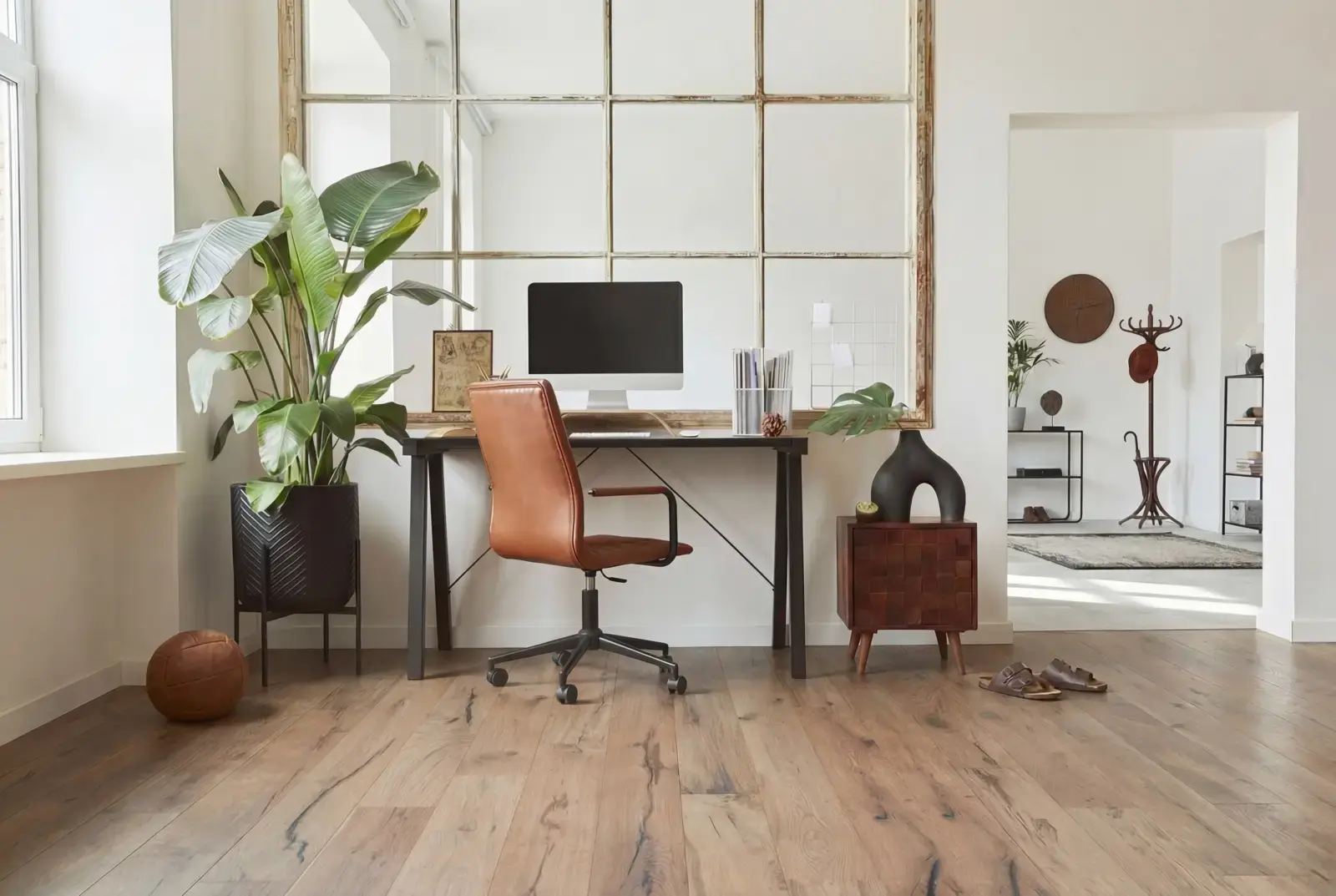 Lamelparket eiken plank - Groenland Oude Schoolvloer Smokey