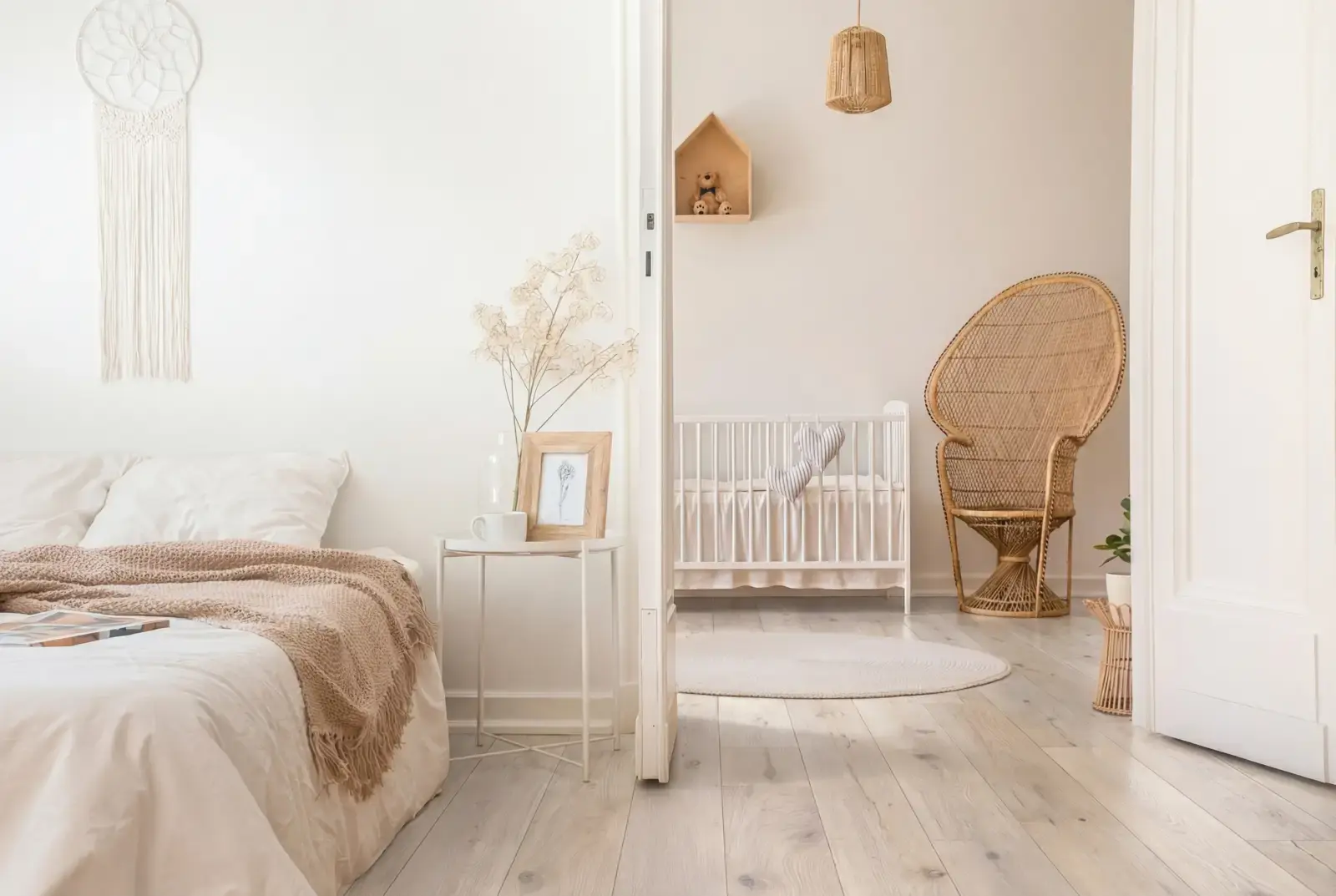 Lamelparket eiken plank - Groenland Oude Schoolvloer Whitewash