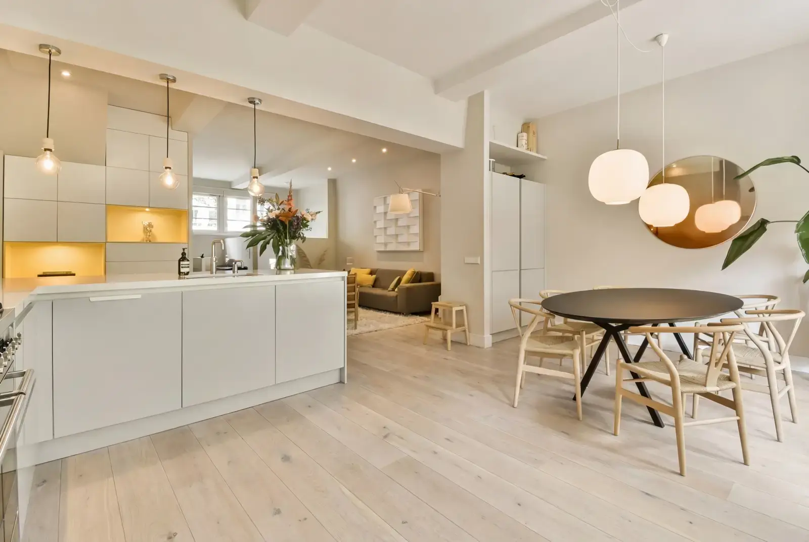 Lamelparket eiken plank - rustiek Sonorawoestijn Krijtwit