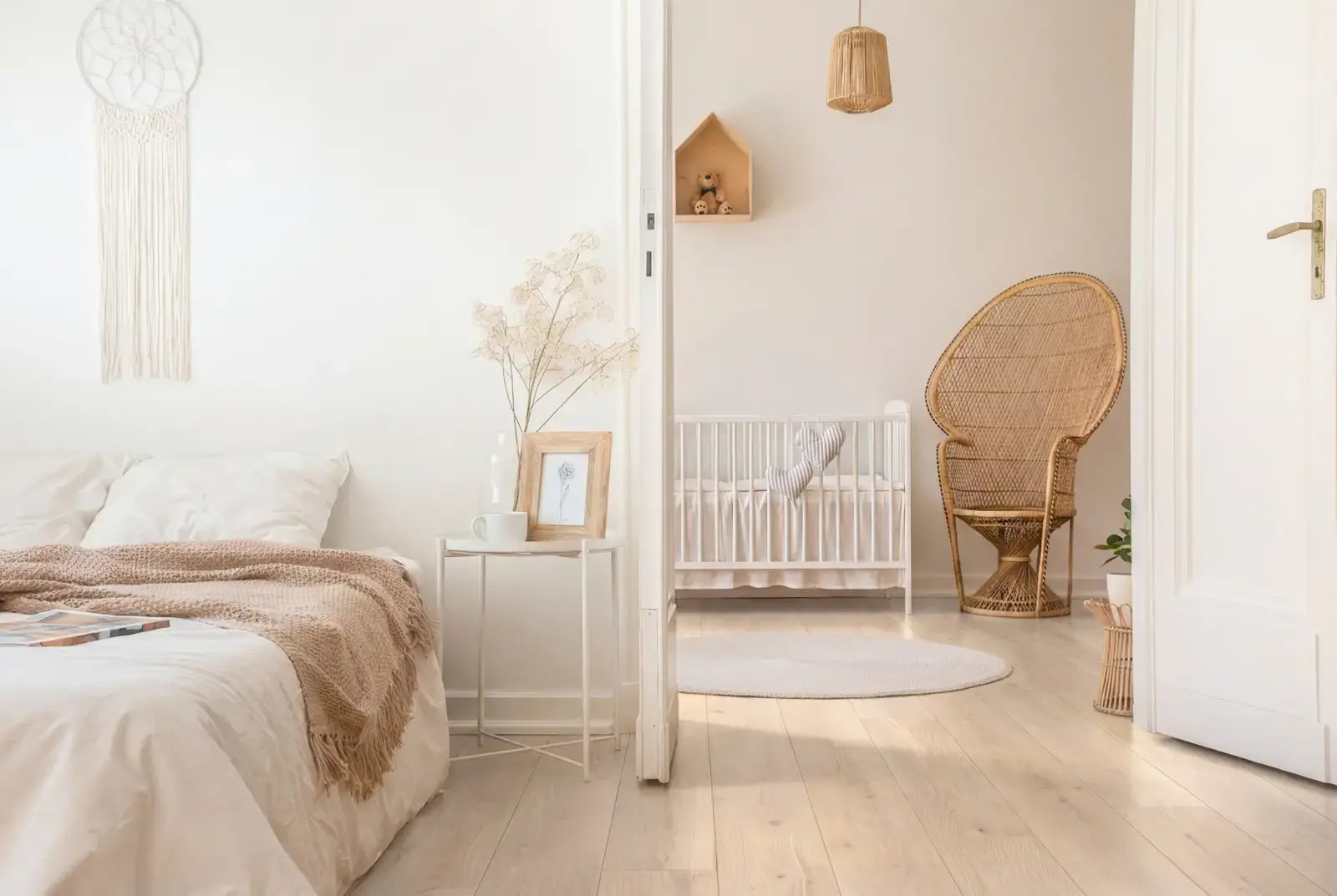 Lamelparket eiken plank - rustiek Sonorawoestijn Krijtwit