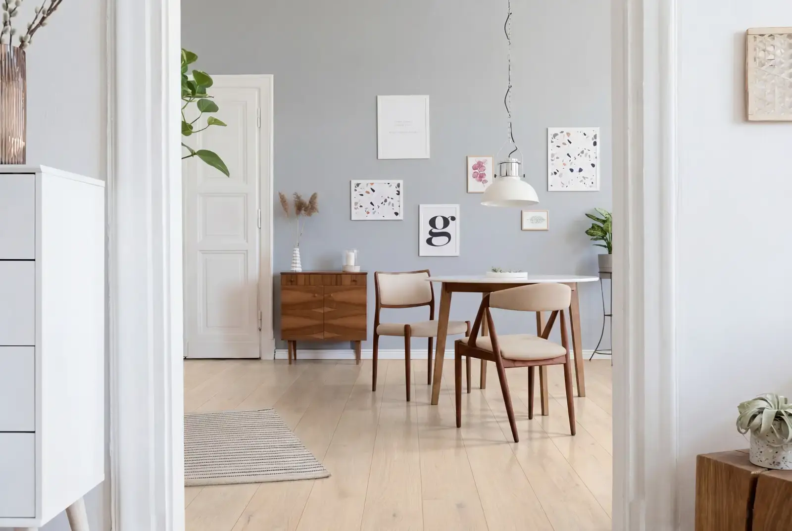 Lamelparket eiken plank - rustiek Sonorawoestijn Krijtwit