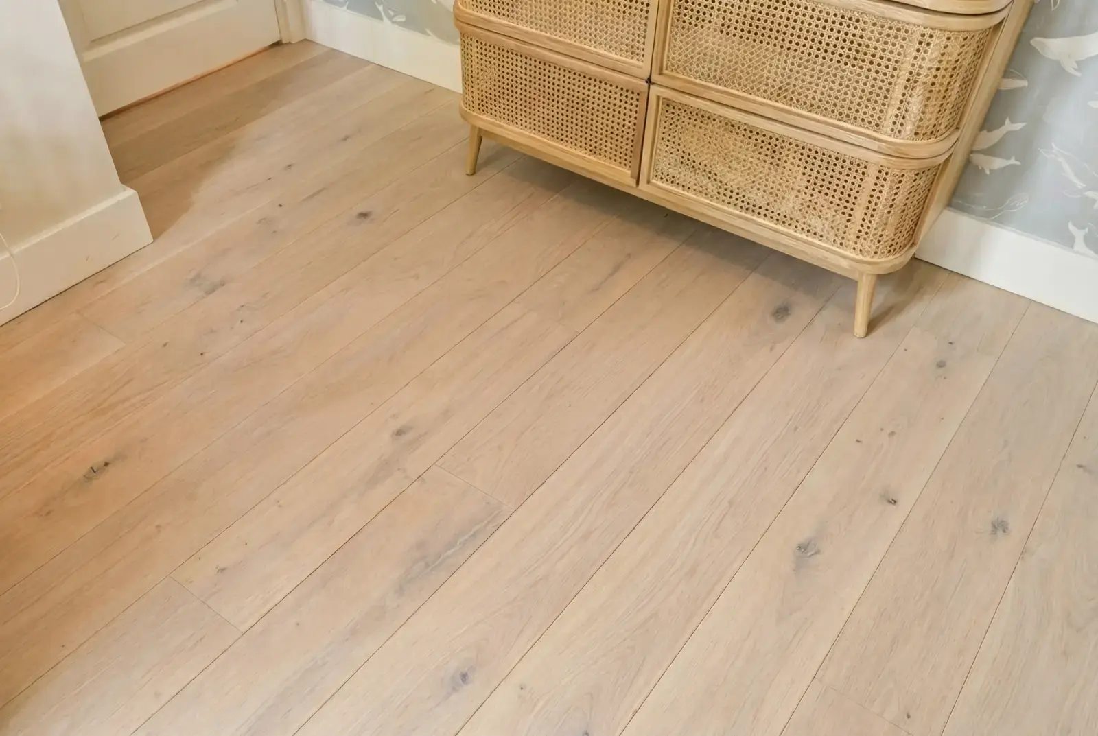 Lamelparket eiken plank - rustiek Sonorawoestijn Krijtwit