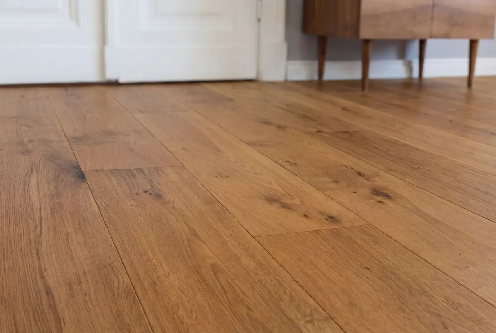 Lamelparket eiken plank - rustiek Sonorawoestijn Midden Bruin