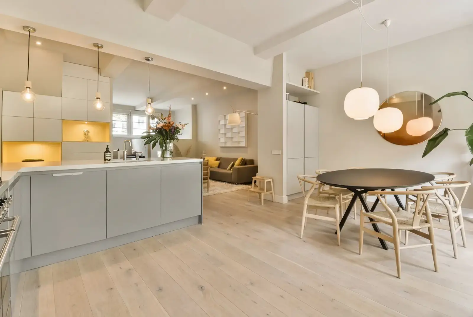 Lamelparket eiken plank - rustiek Sonorawoestijn Whitewash