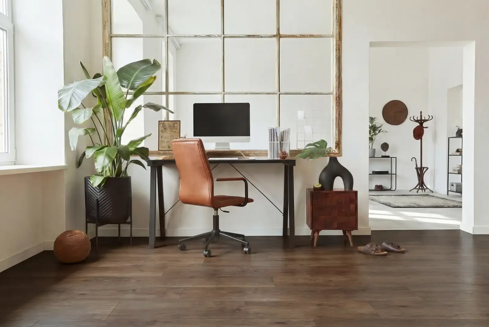 Lamelparket eiken plank - rustiek Sonorawoestijn Zwart