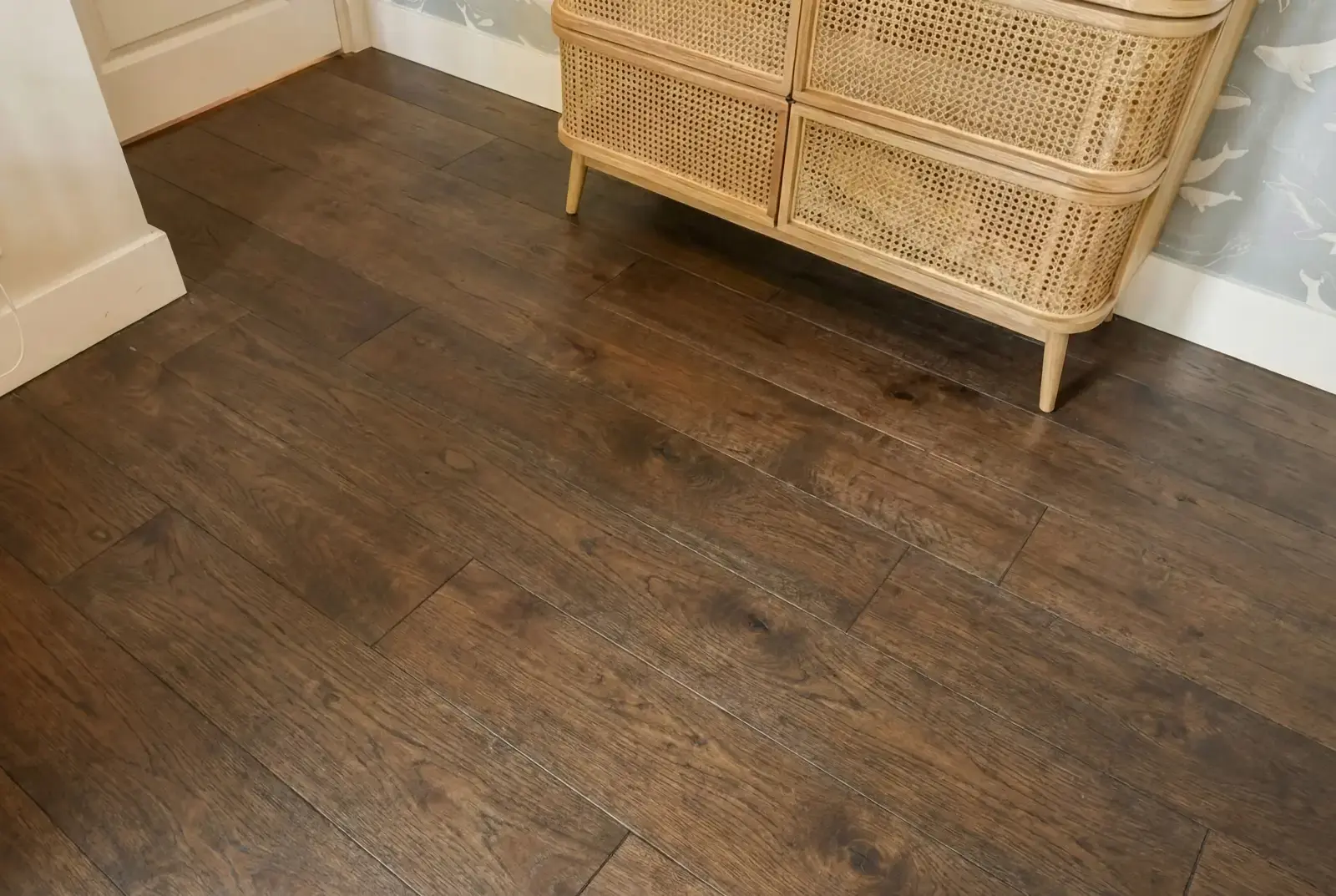 Lamelparket eiken plank - rustiek Sonorawoestijn Zwart