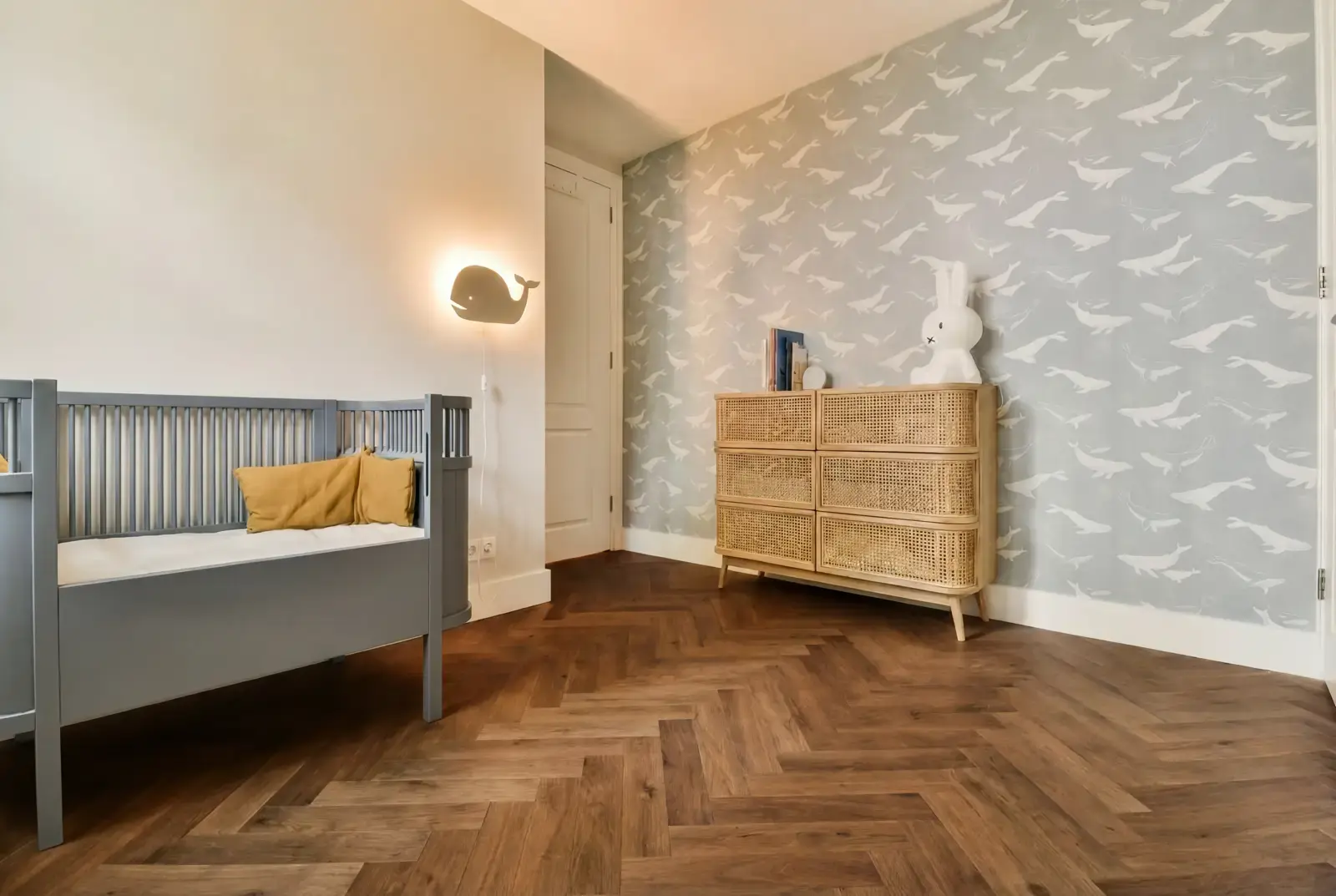 Lamelparket eiken visgraat - Okavango Noestarm Geborsteld Abdij